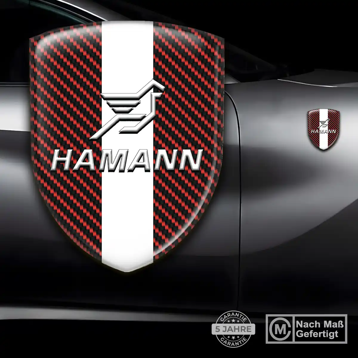 Hamann Emblem Wappen Aufkleber Stilvolles Design