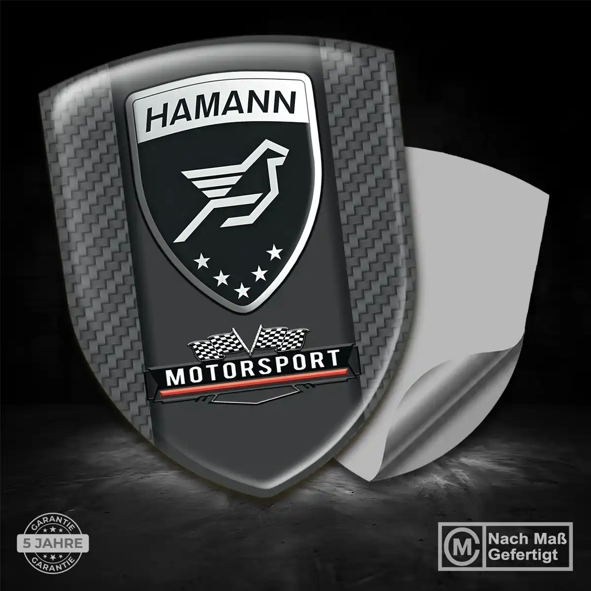 Hamann Emblem Wappen Ausdrucksstarkes Design