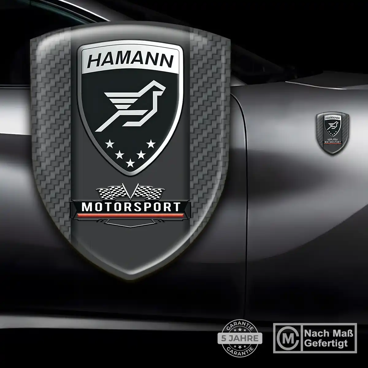 Hamann Emblem Wappen Ausdrucksstarkes Design