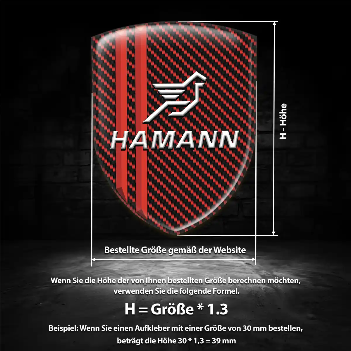 Hamann Emblem Wappen Auto Elegantes Design