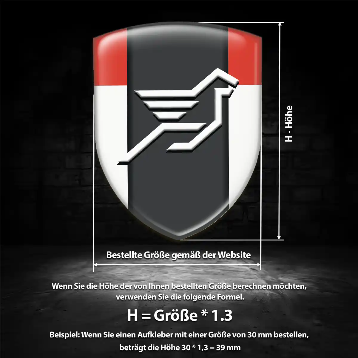 Hamann Emblem Wappen Auto Hochwertiges Harz