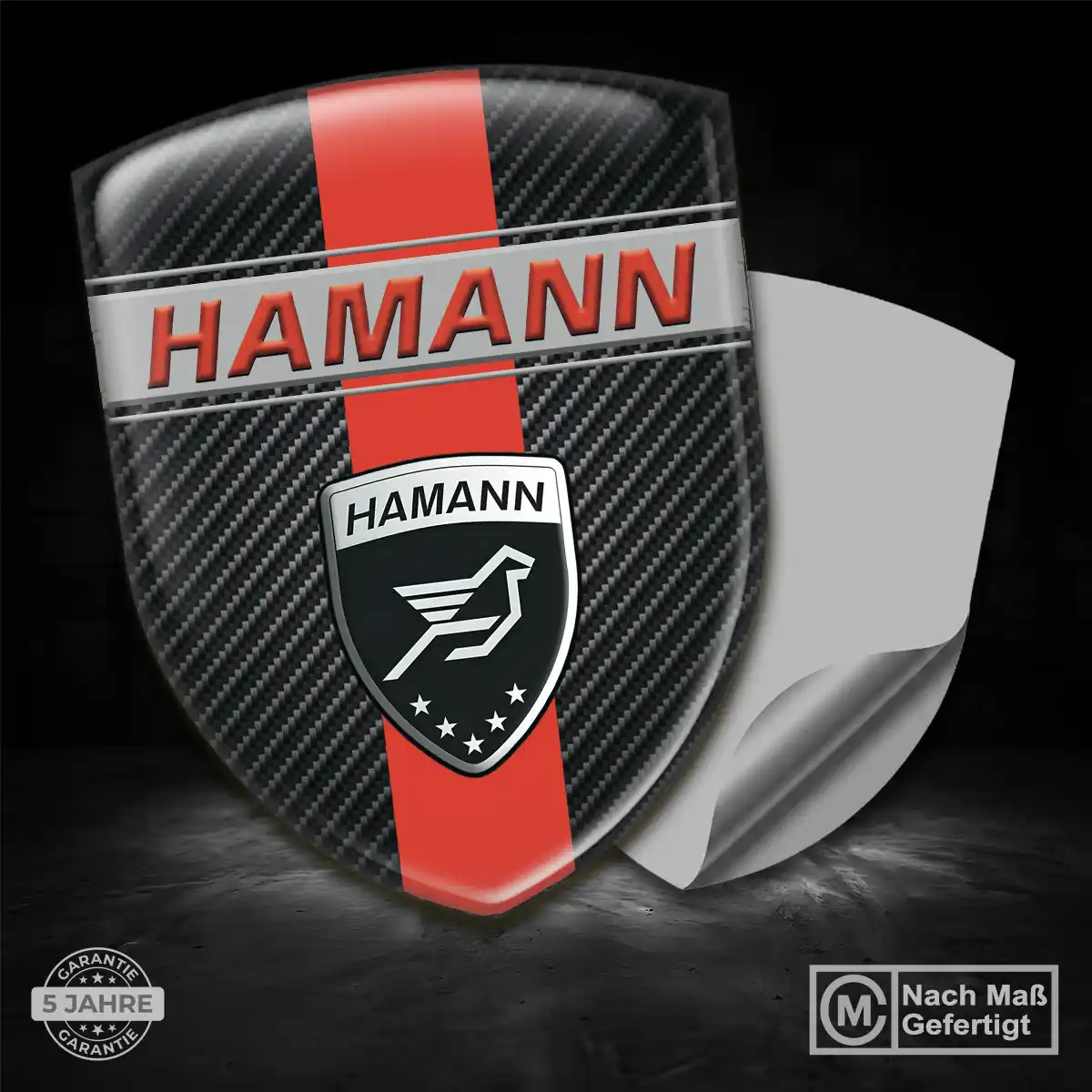 Hamann Emblem Wappen Auto Interieurdesign