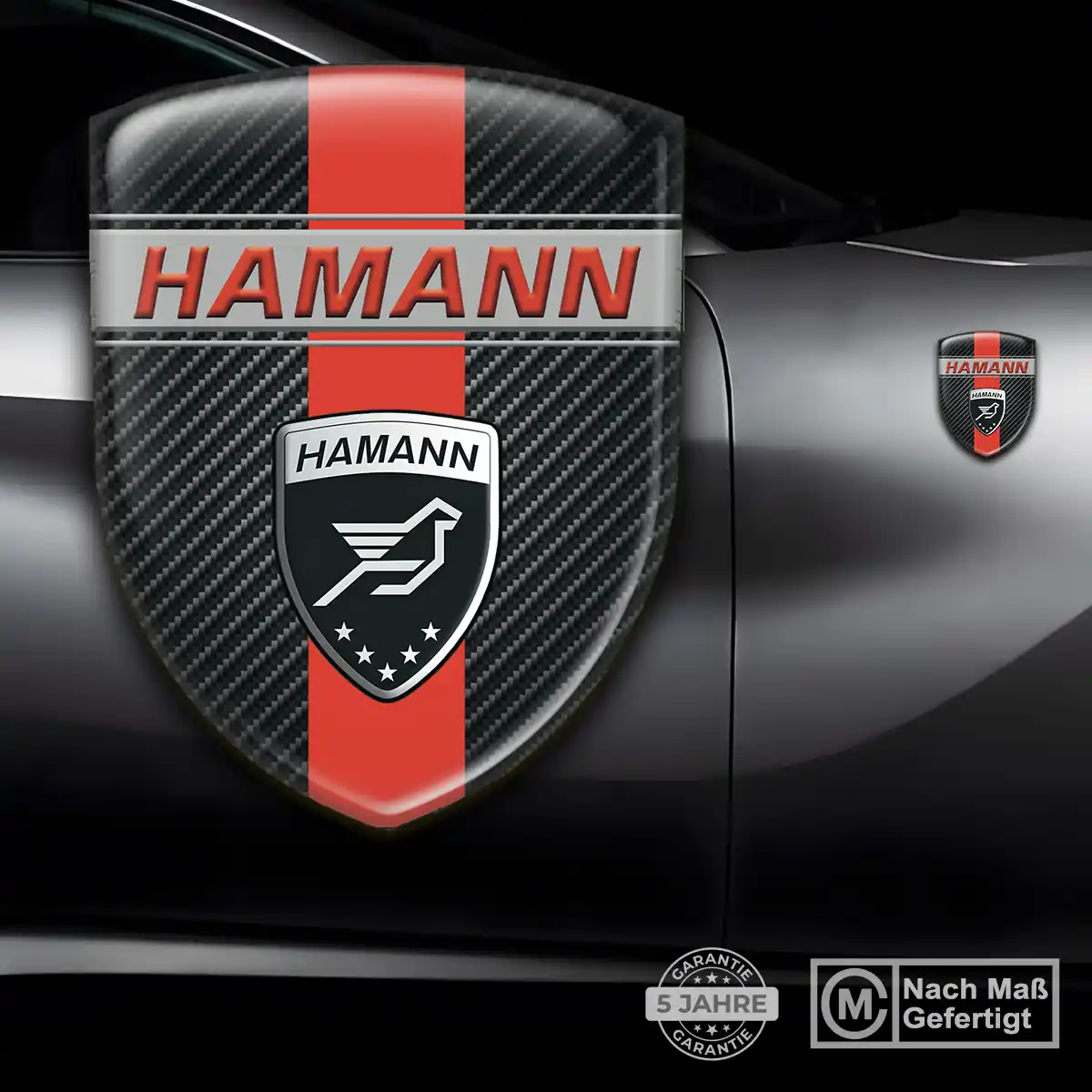 Hamann Emblem Wappen Auto Interieurdesign