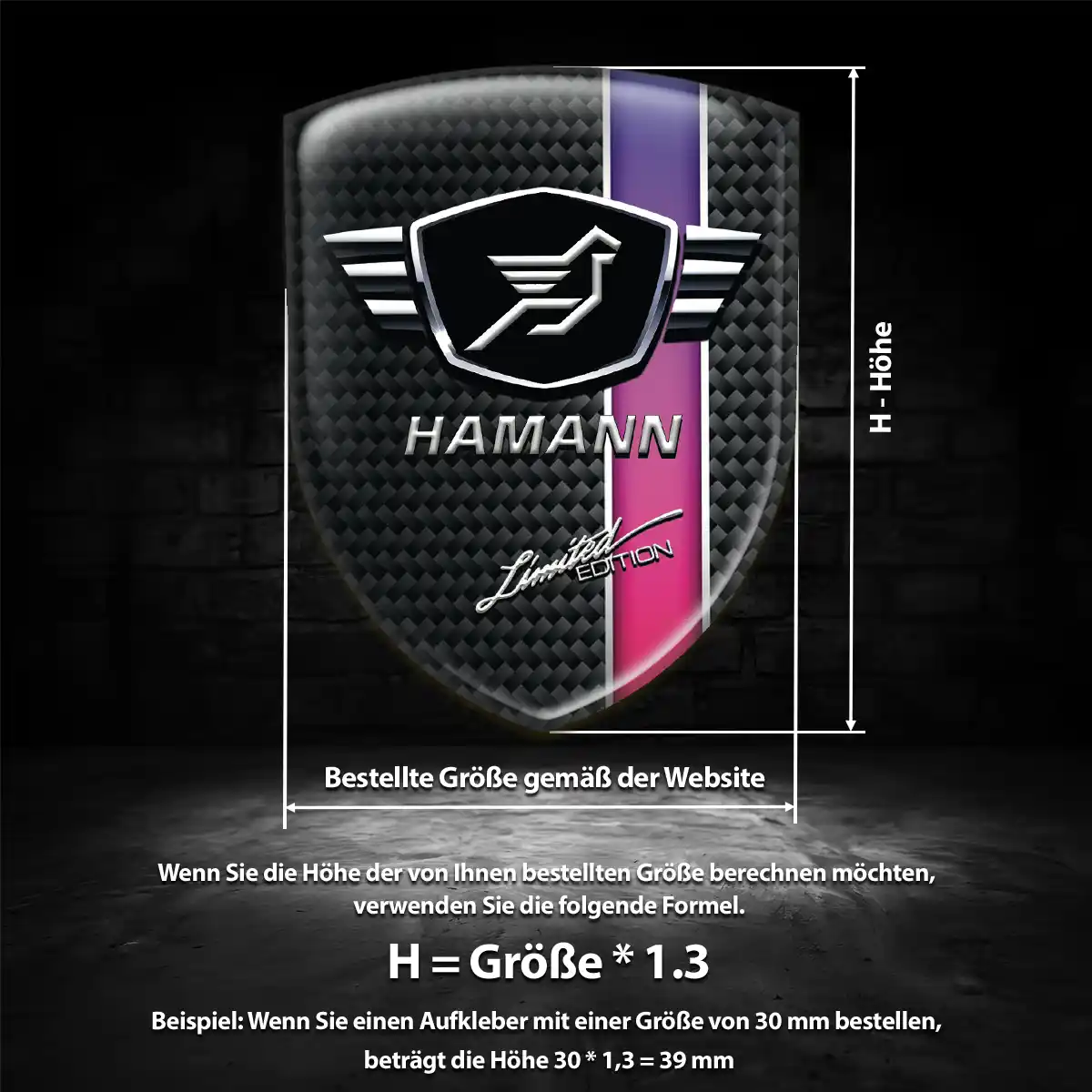 Hamann Emblem Wappen Auto Modernes Design