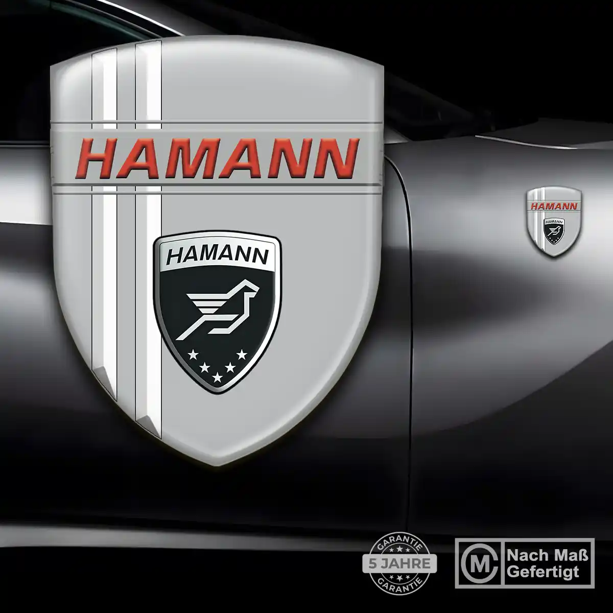 Hamann Emblem Wappen Auto Tuningfahrzeug