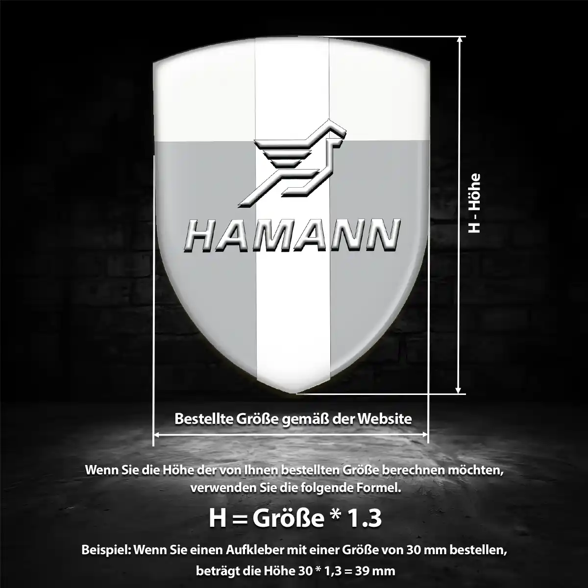Hamann Emblem Wappen Elegantes Design