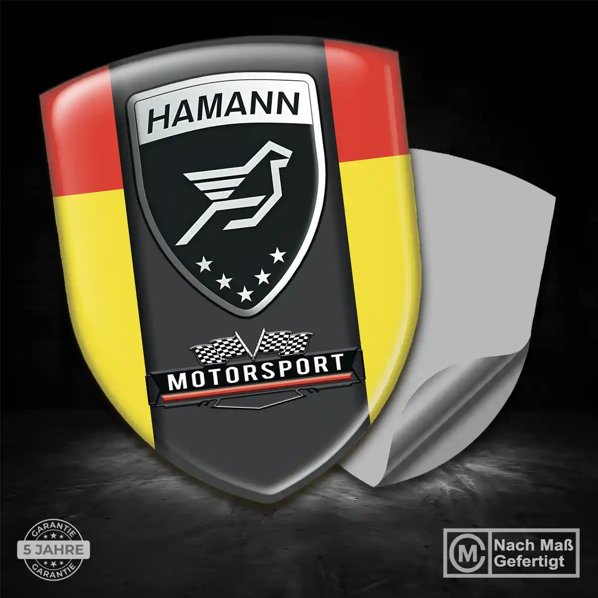 Hamann Emblem Wappen Hochwertiges Harz