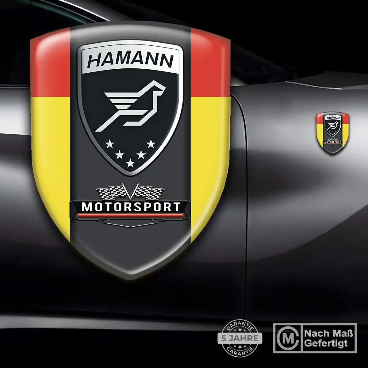 Hamann Emblem Wappen Hochwertiges Harz