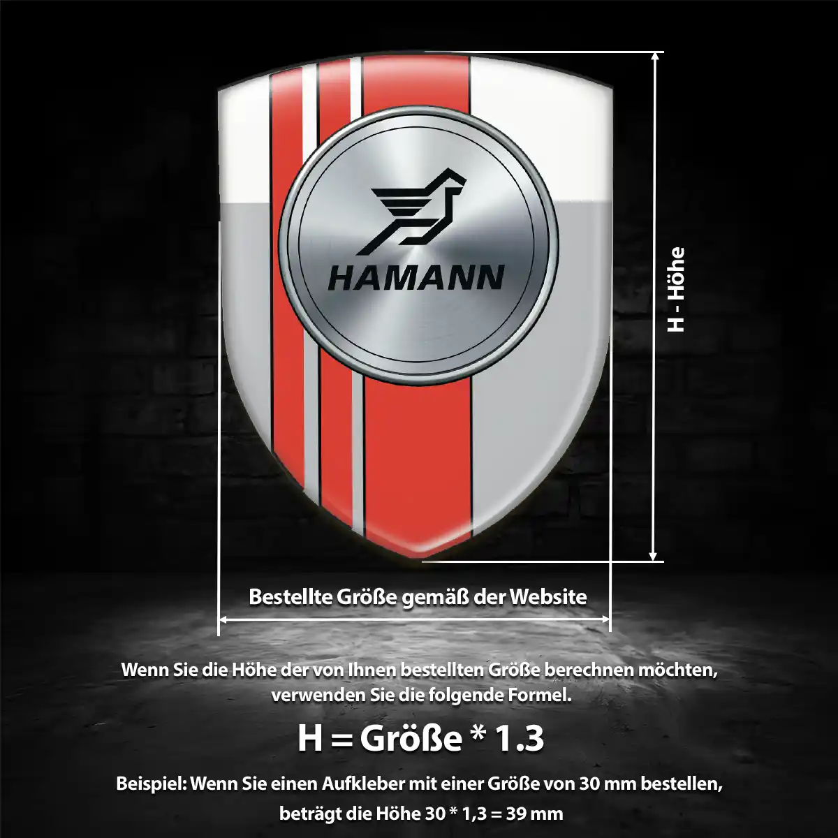 Hamann Emblem Wappen Luxus-Edition