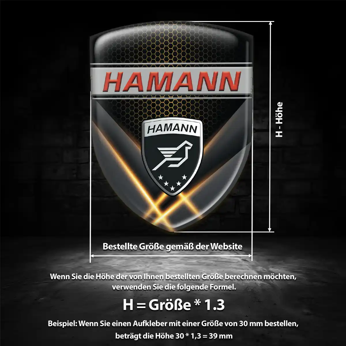 Hamann Emblem Wappen Markenedition