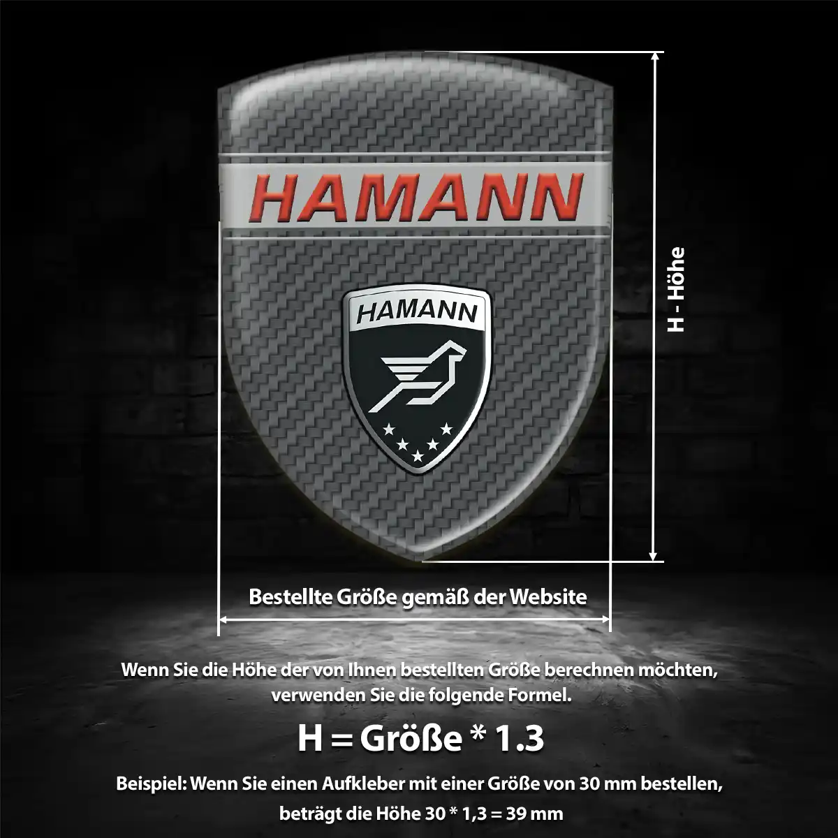 Hamann Emblem Wappen Modernes Design