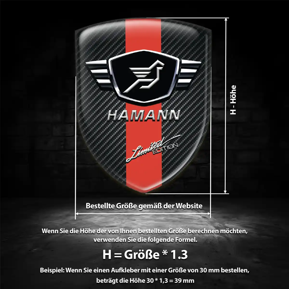 Hamann Emblem Wappen Spitzenqualität