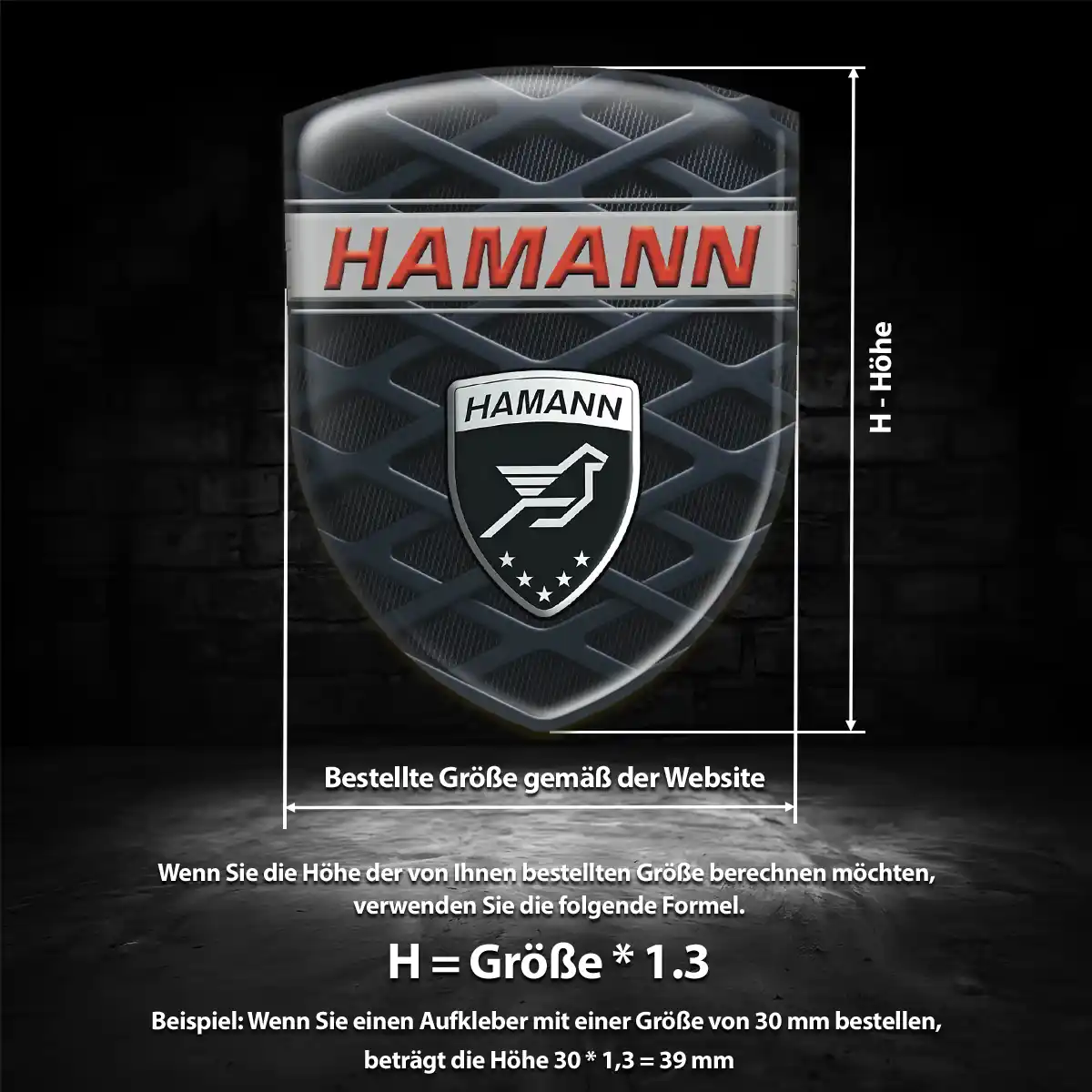 Hamann Embleme Auto Überzeugende Qualität