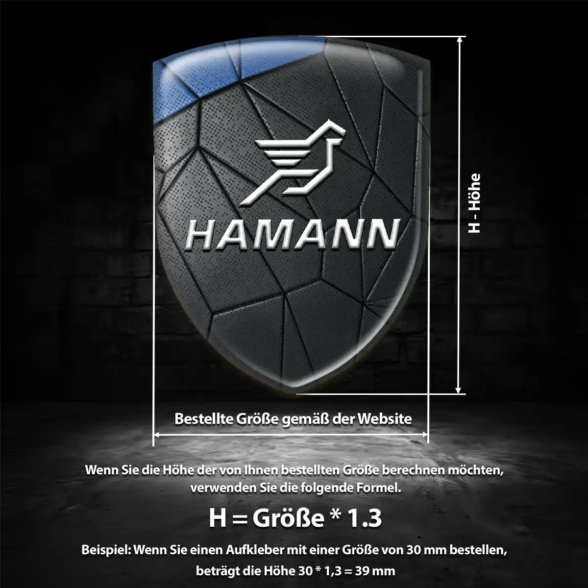 Hamann Embleme Auto Höchste Qualität