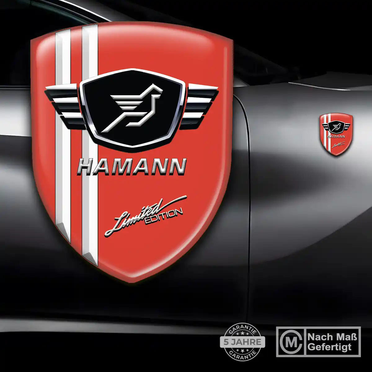 Hamann Embleme Auto Interieurdesign