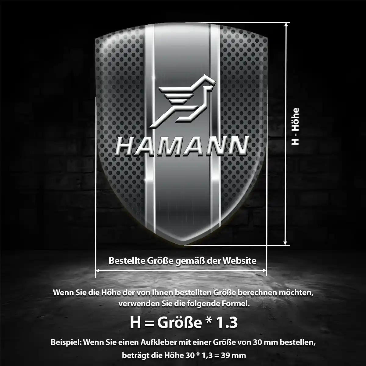 Hamann Embleme Auto Luxus-Edition