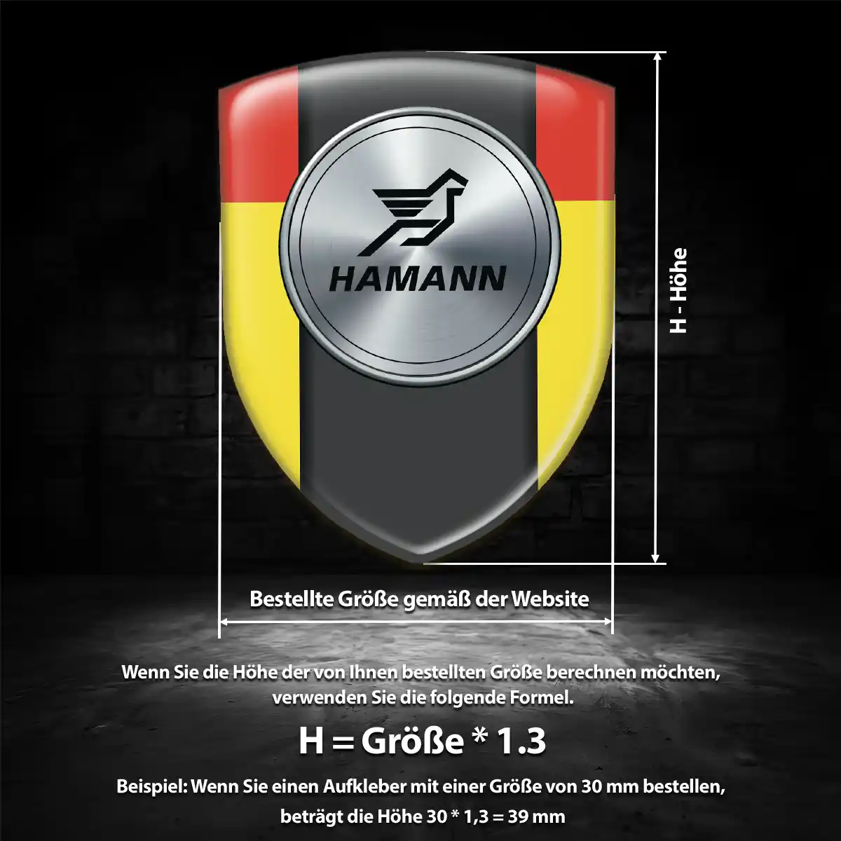 Hamann Embleme Auto Premiumqualität