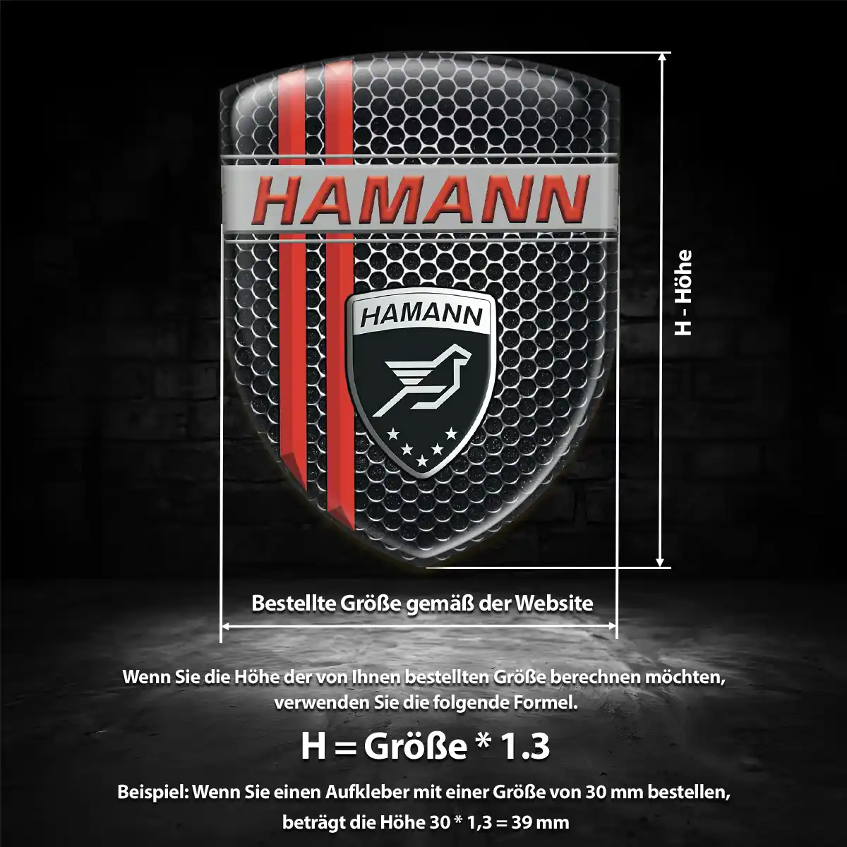 Hamann Embleme Edles Design