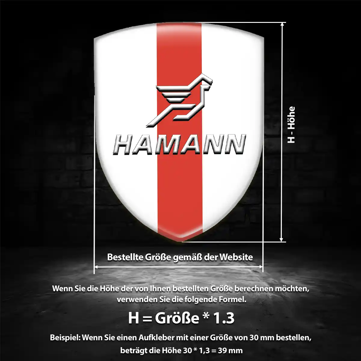Hamann Embleme Elegantes Design