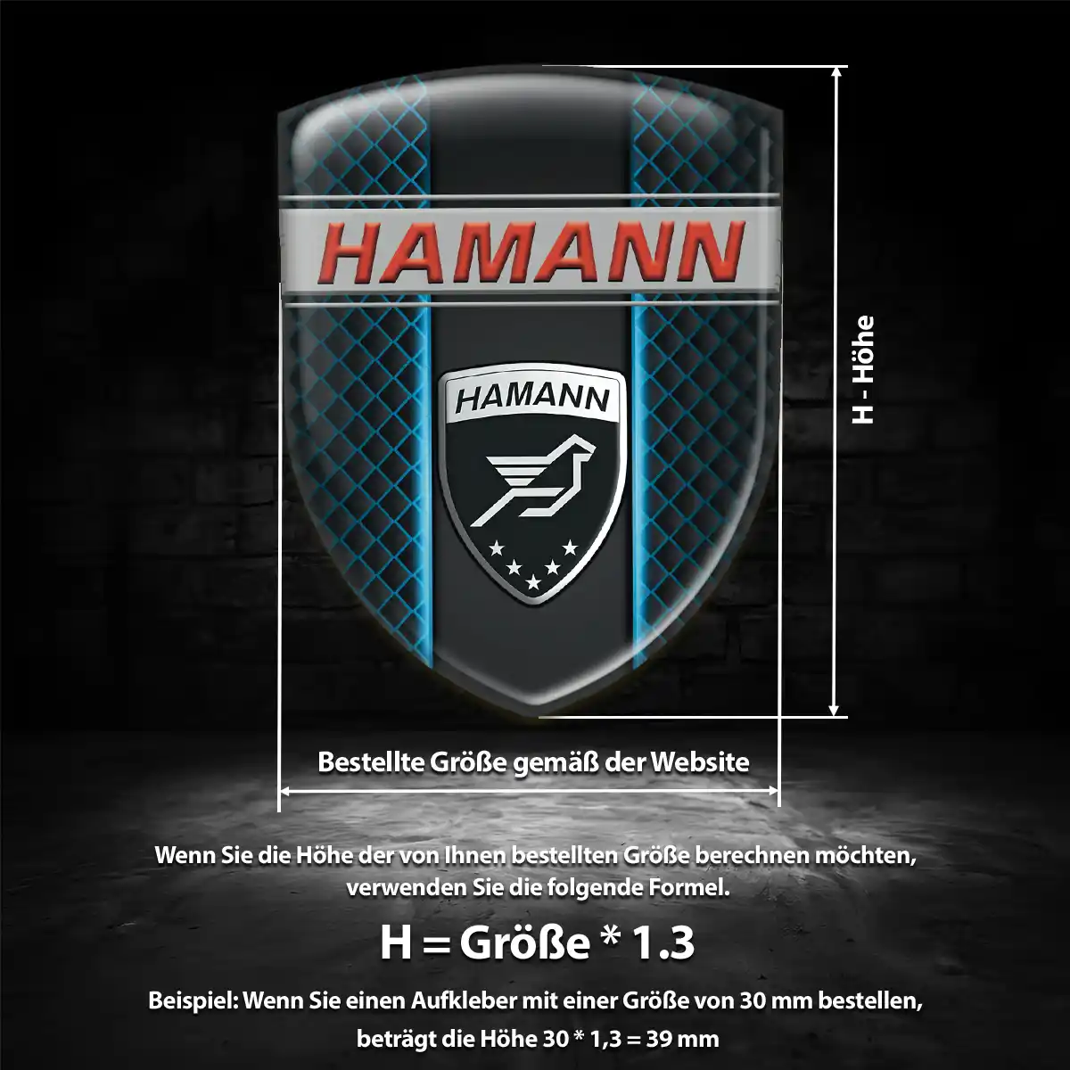 Hamann Embleme Hohe Qualität