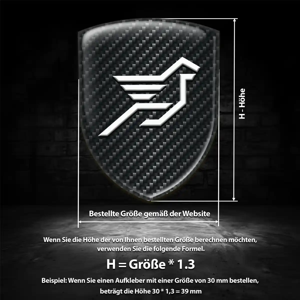 Hamann Embleme Silikon Aufkleber Ausdrucksstarkes Design