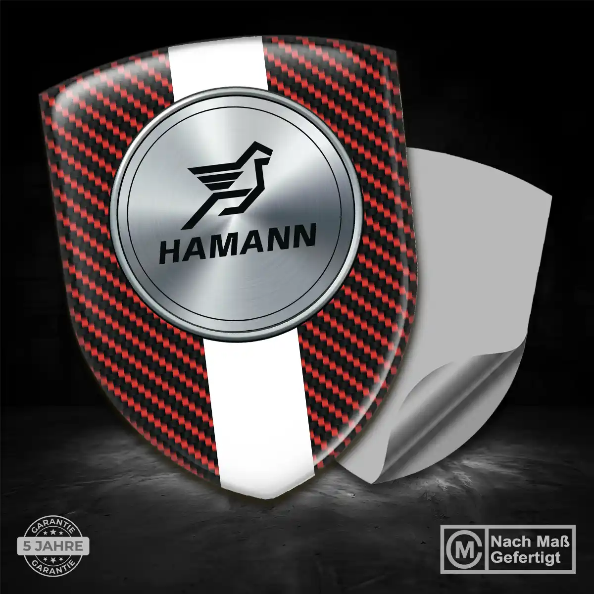 Hamann Embleme Silikon Aufkleber Auto Limitierte Auflage
