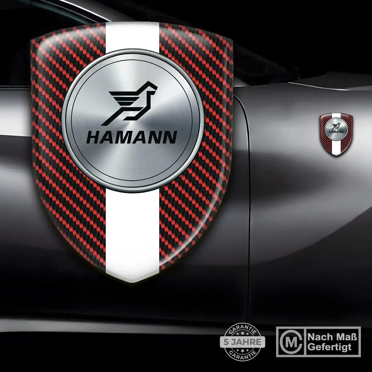 Hamann Embleme Silikon Aufkleber Auto Limitierte Auflage