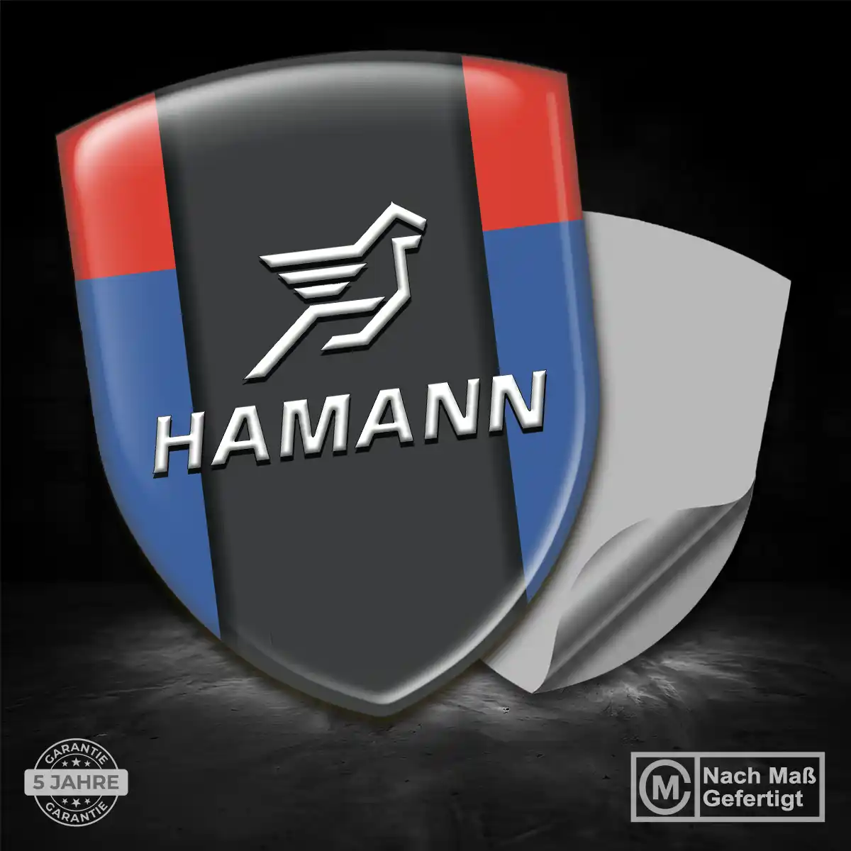 Hamann Embleme Silikon Aufkleber Auto Markenedition