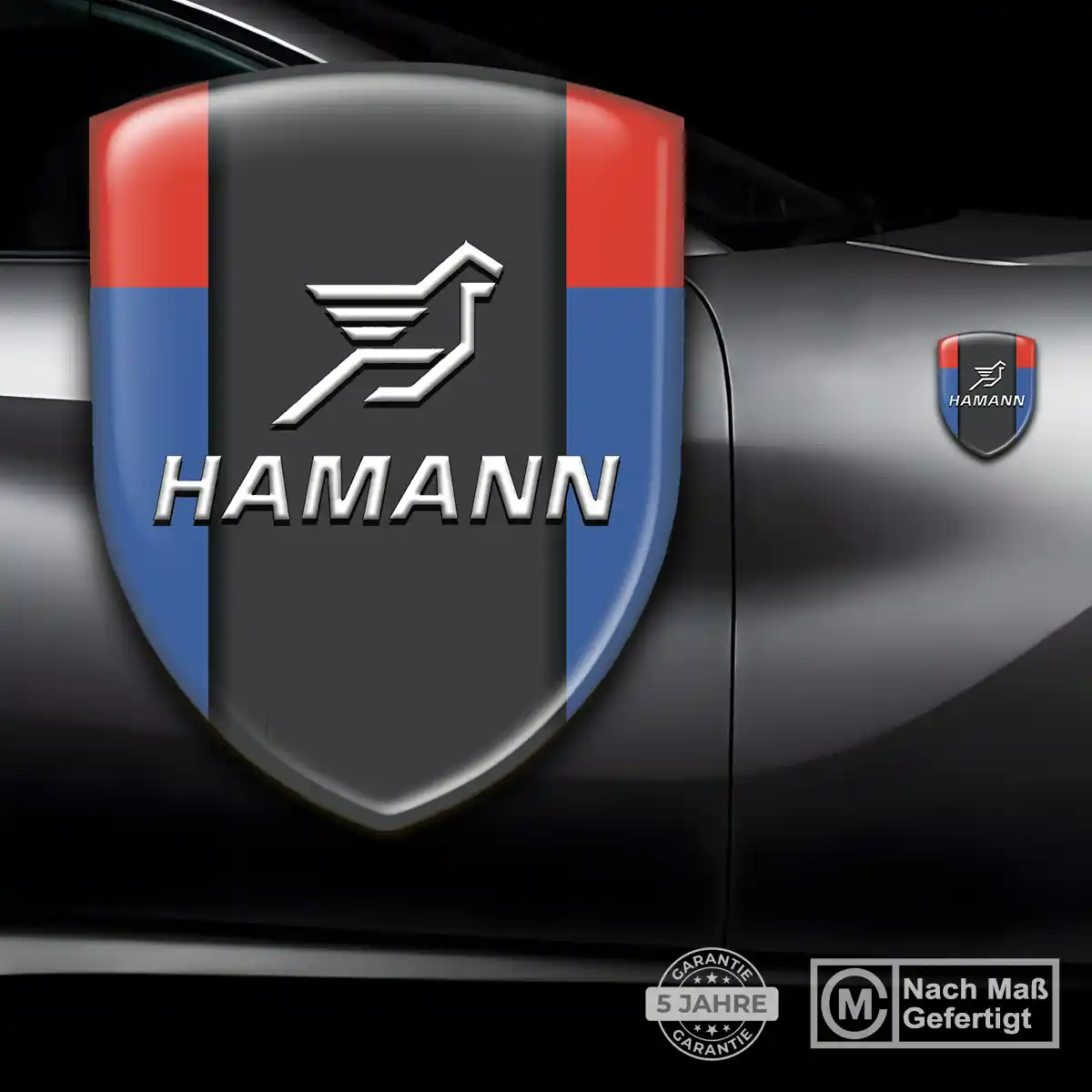 Hamann Embleme Silikon Aufkleber Auto Markenedition