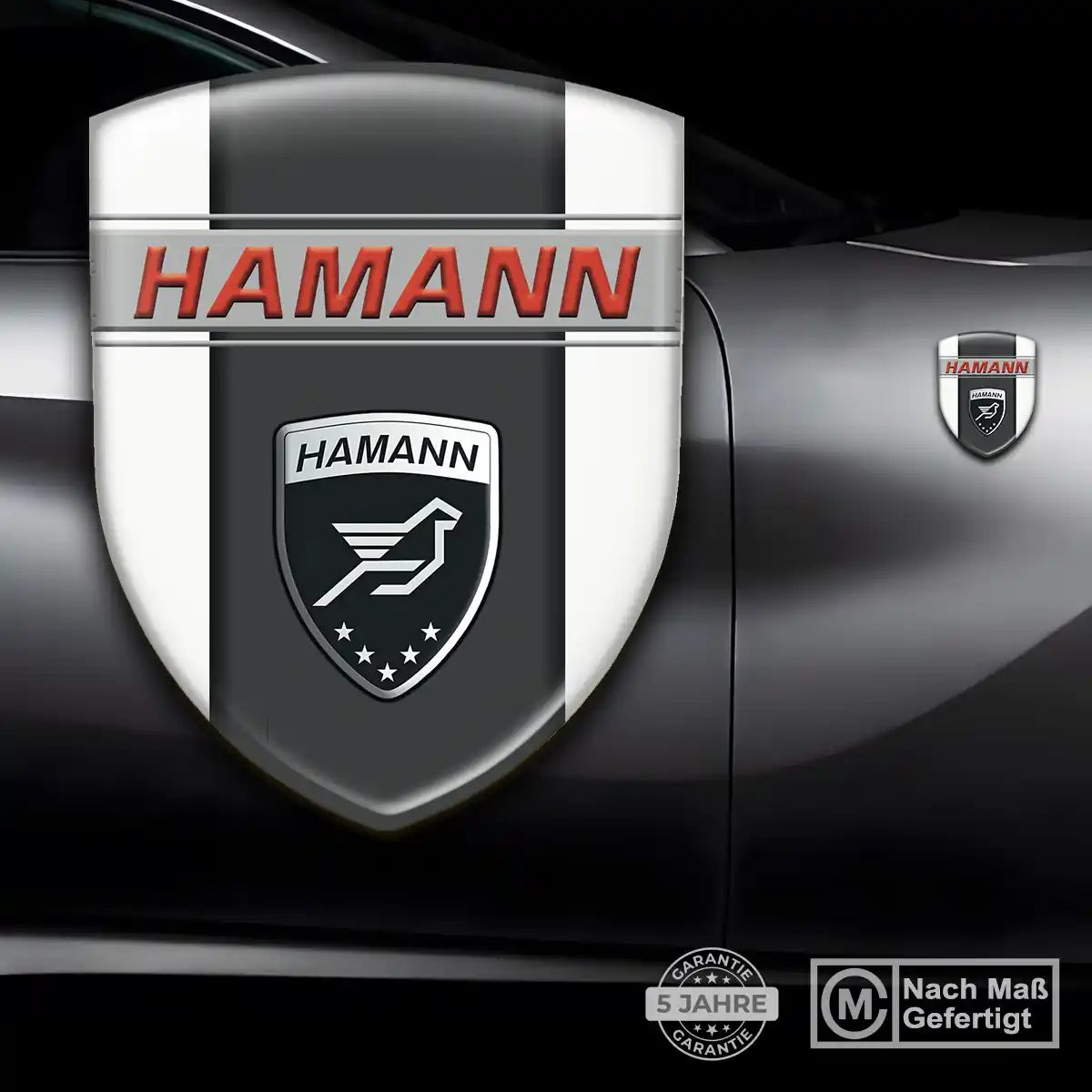 Hamann Embleme Silikon Aufkleber Auto Premium-Edition