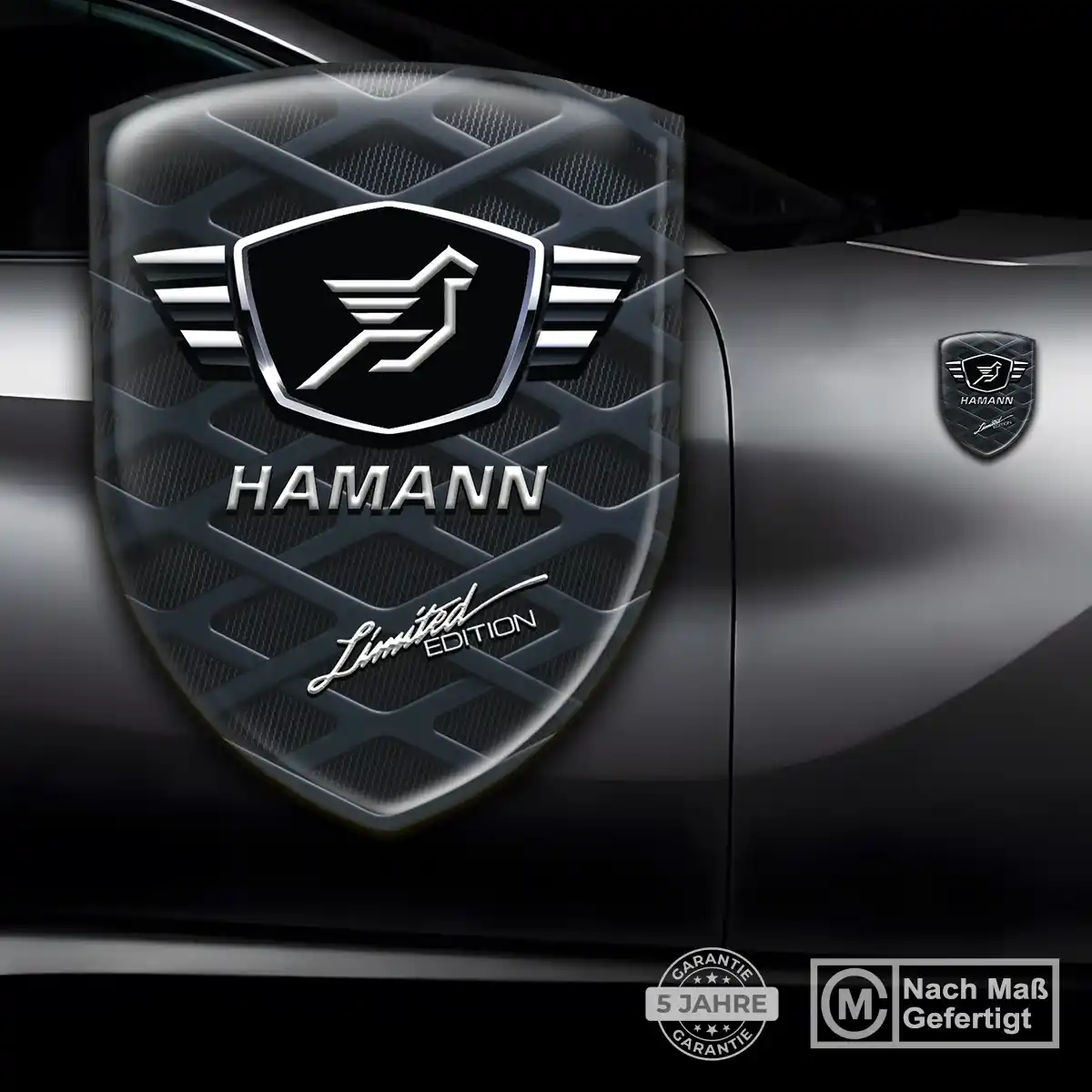 Hamann Embleme Silikon Aufkleber Edles Design