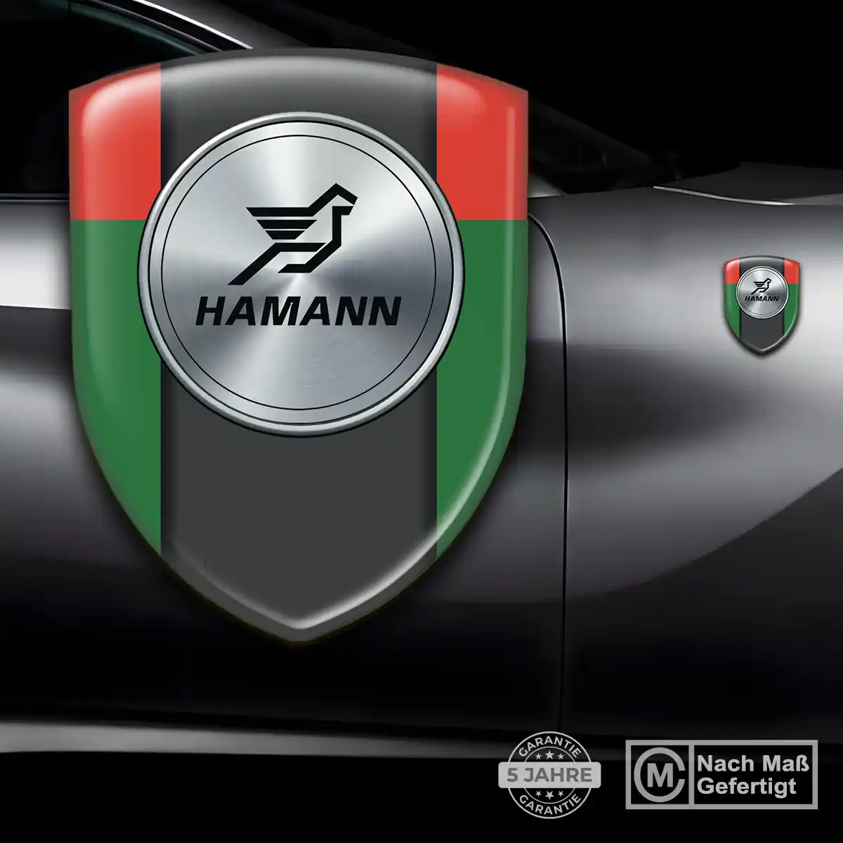Hamann Embleme Silikon Aufkleber Elegantes Design