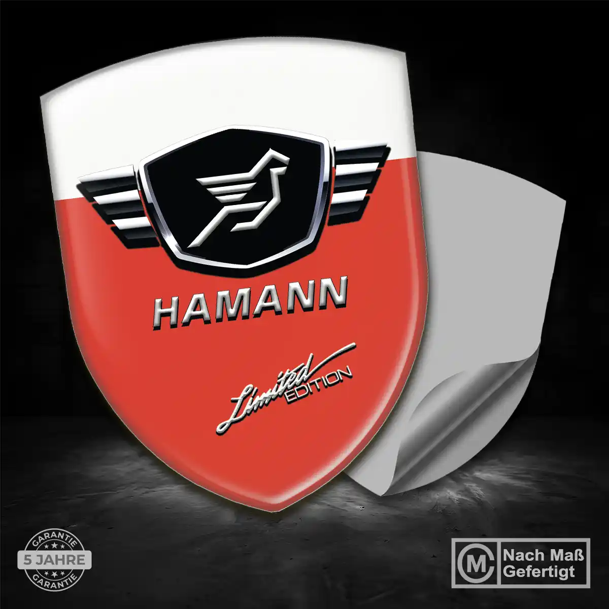 Hamann Embleme Silikon Aufkleber Interieurdesign