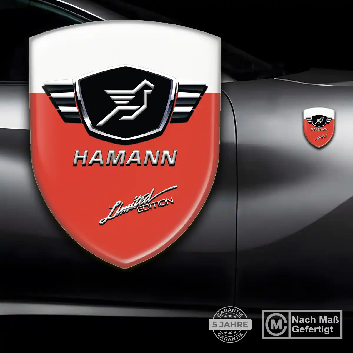 Hamann Embleme Silikon Aufkleber Interieurdesign