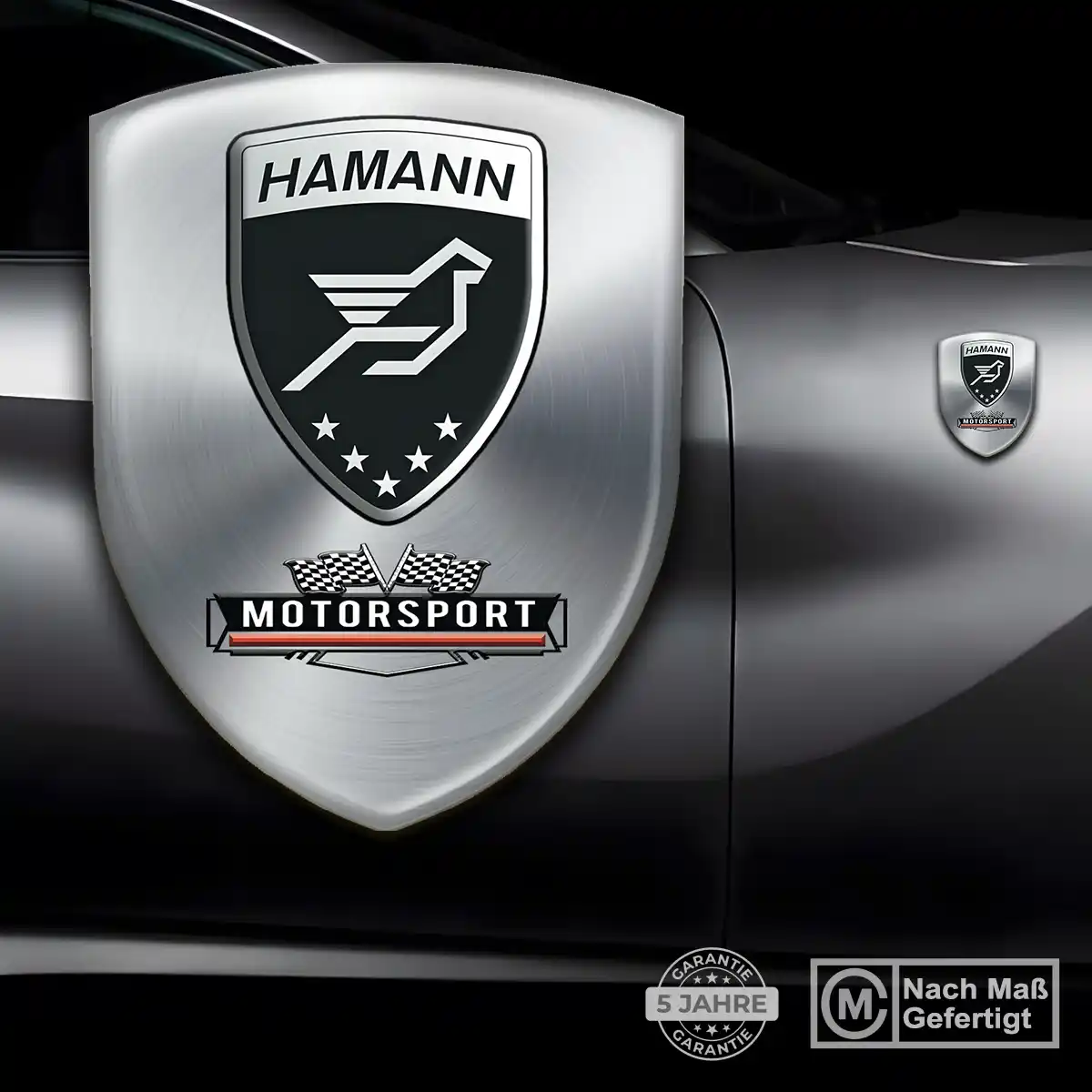Hamann Embleme Silikon Aufkleber Limitierte Auflage
