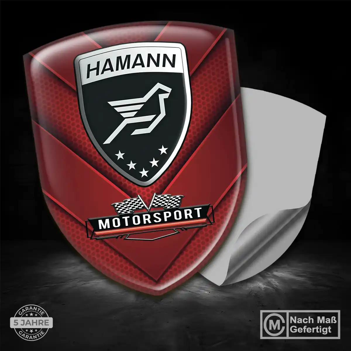 Hamann Embleme Silikon Aufkleber Luxus-Edition