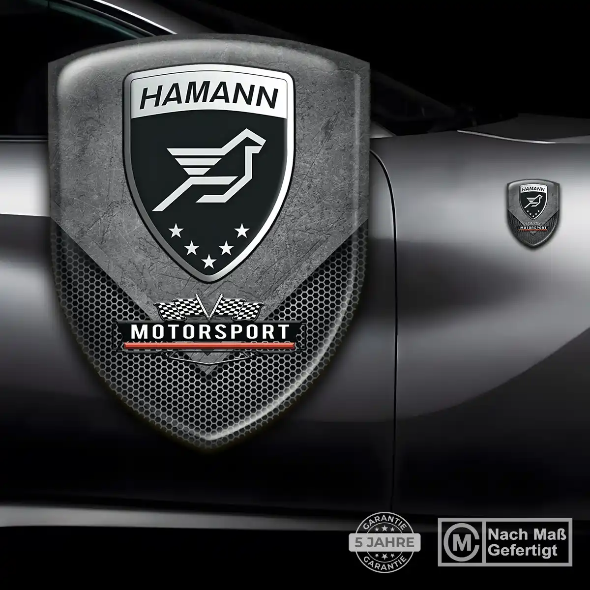 Hamann Embleme Silikon Aufkleber Modernes Design