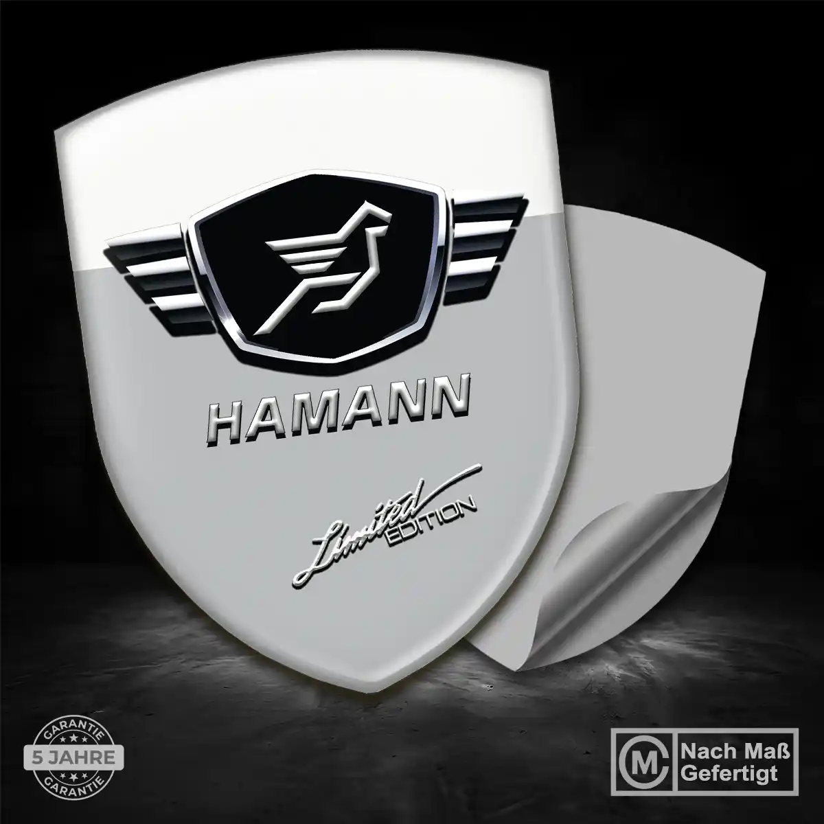 Hamann Embleme Silikon Aufkleber Tuningfahrzeug