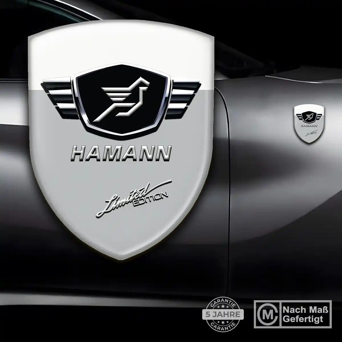 Hamann Embleme Silikon Aufkleber Tuningfahrzeug