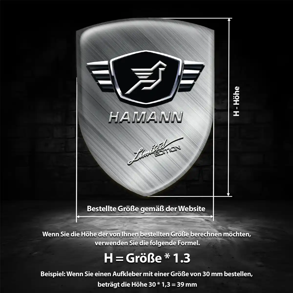 Hamann Embleme Spitzenqualität