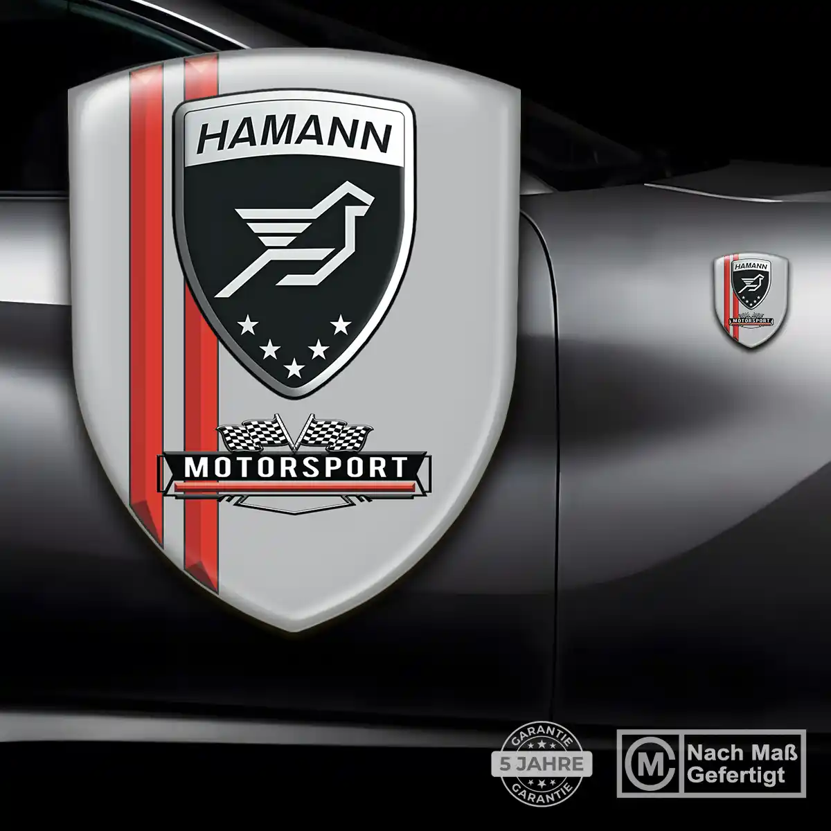 Hamann Silikon Aufkleber Ausdrucksstarkes Design