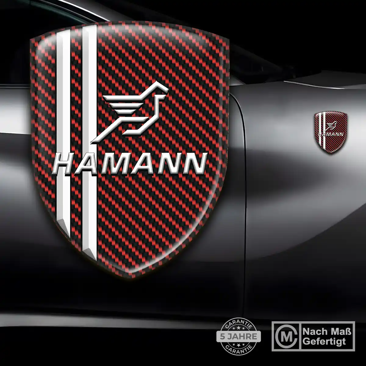 Hamann Silikon Aufkleber Auto Hochwertiges Harz