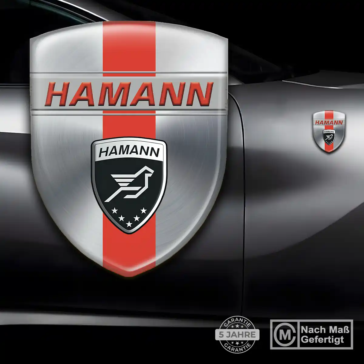 Hamann Silikon Aufkleber Auto Markenedition