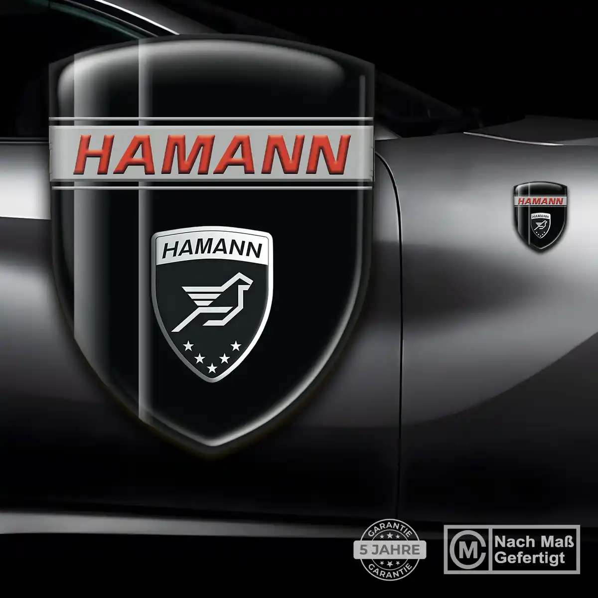 Hamann Silikon Aufkleber Auto Tuningfahrzeug