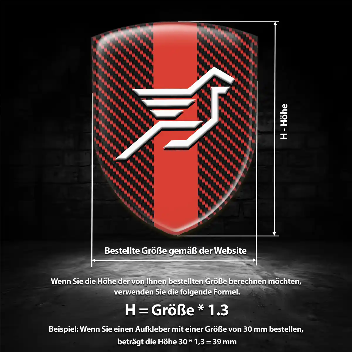Hamann Silikon Aufkleber Edles Design