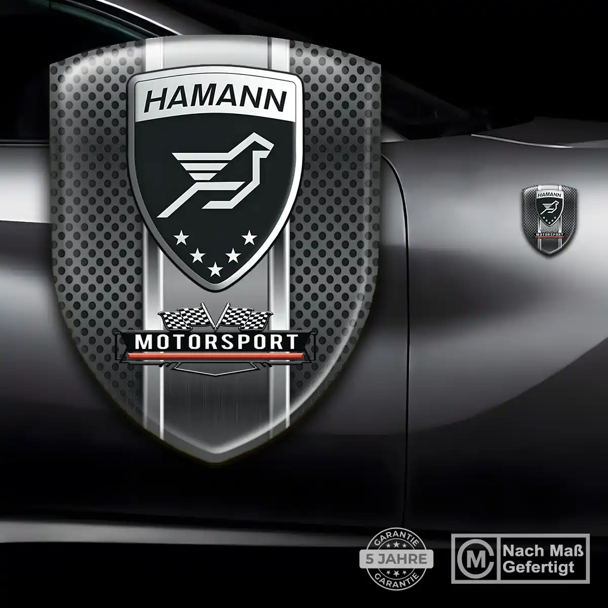 Hamann Silikon Aufkleber Embleme Ausdrucksstarkes Design