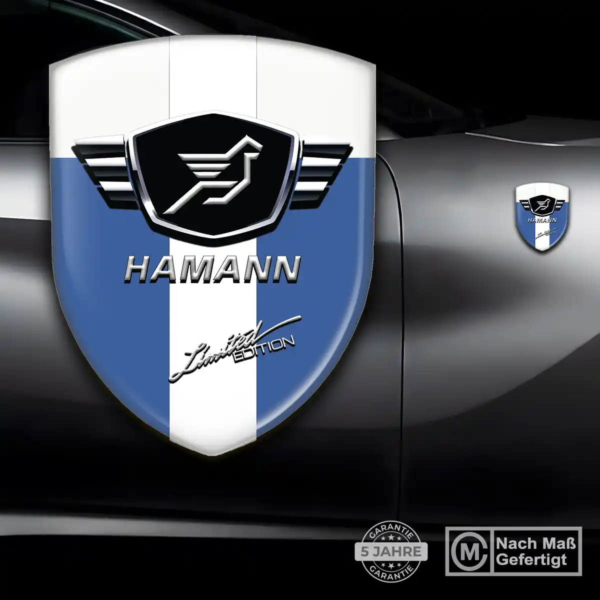 Hamann Silikon Aufkleber Embleme Auto Elegantes Design