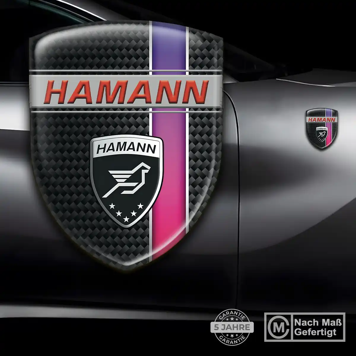 Hamann Silikon Aufkleber Embleme Auto Exterieurdesign