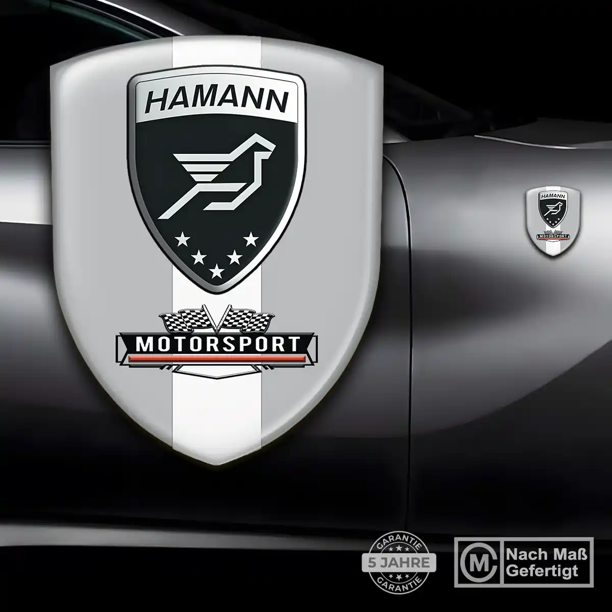 Hamann Silikon Aufkleber Embleme Auto Hochwertiges Harz