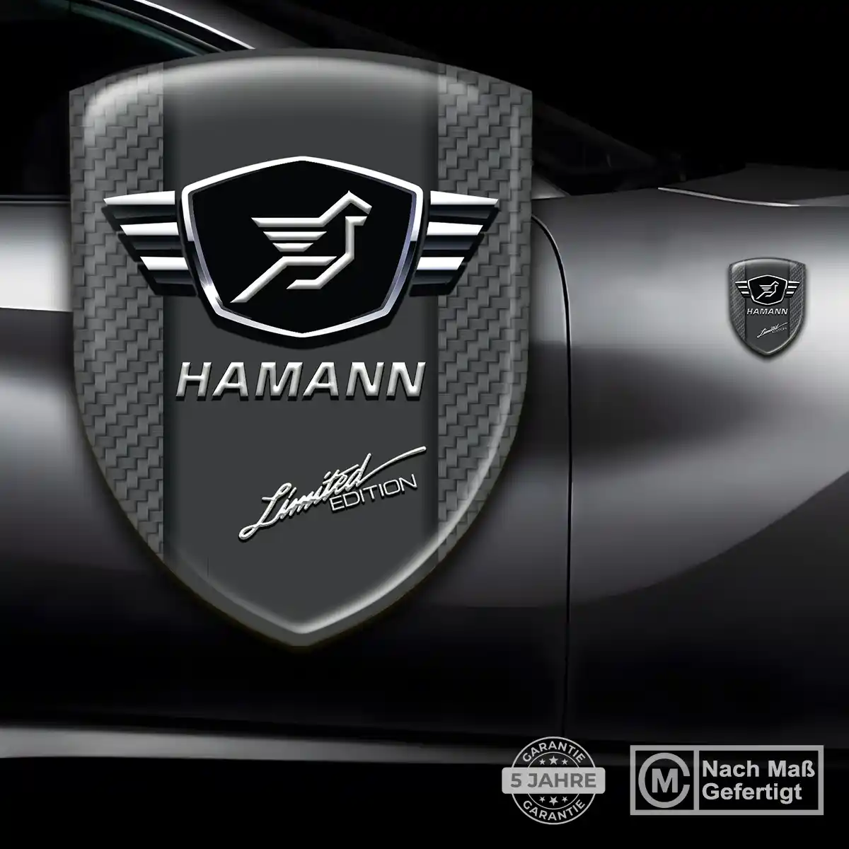 Hamann Silikon Aufkleber Embleme Exterieurdesign